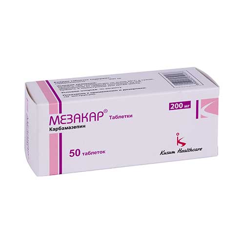 Мезакар таб. 200мг №50