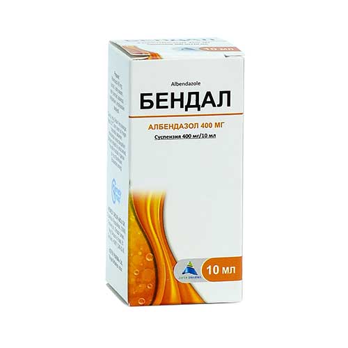Bendal susp. 400mg/10ml, 10ml