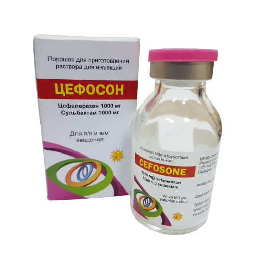 Цефосон-2000 пор. д/ин. 1000мг/1000мл №1