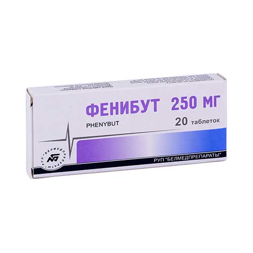 Фенибут таб. 250мг №20