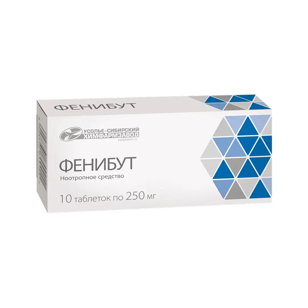 Фенибут таб. 250мг №10