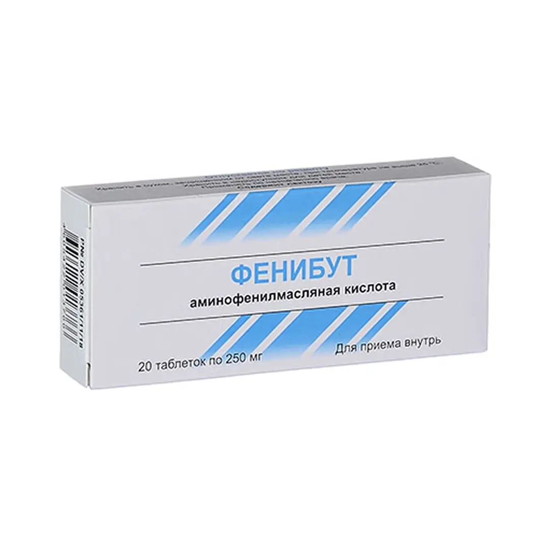 Фенибут таб. 250мг №20