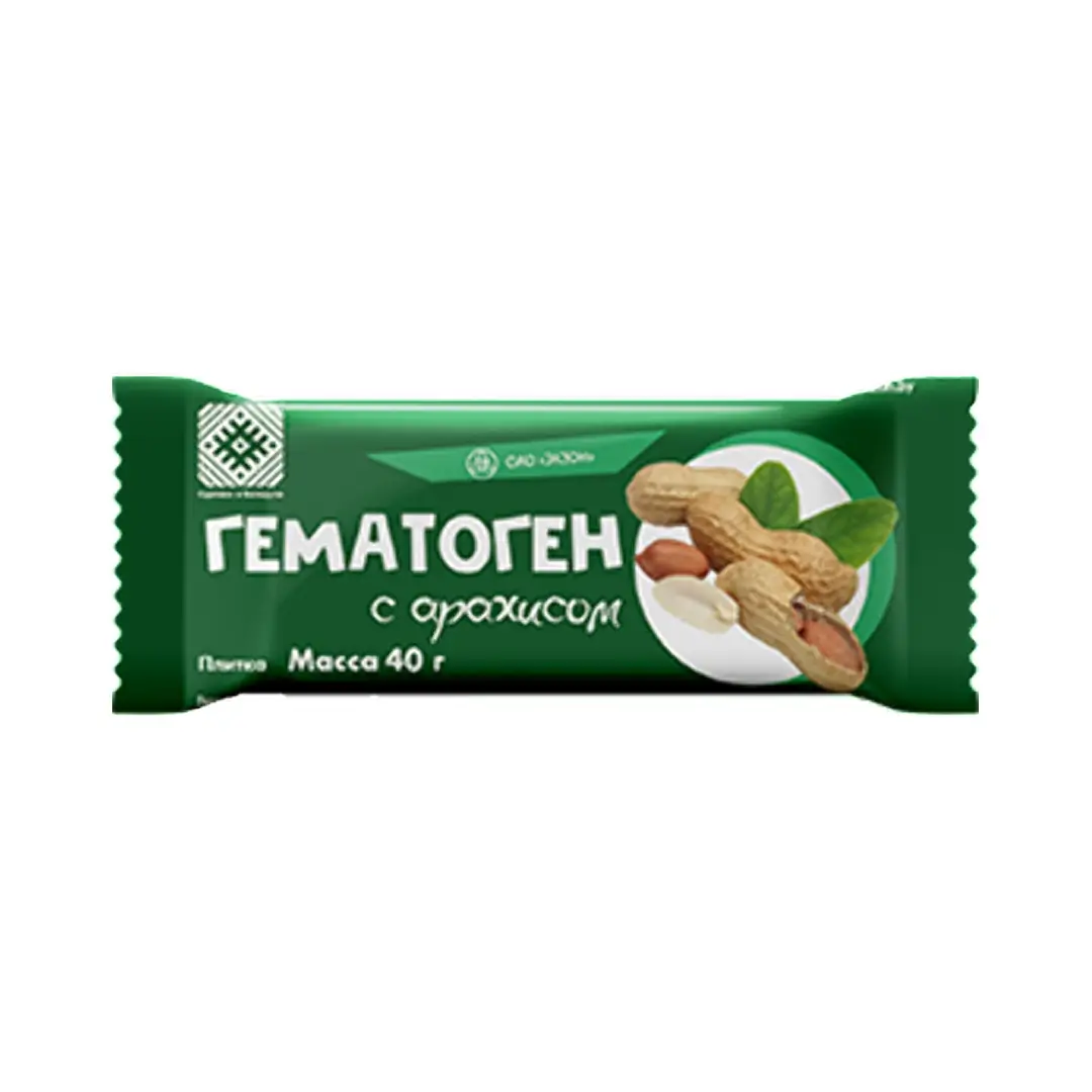 Гематоген с арахисом уп. 40г №1