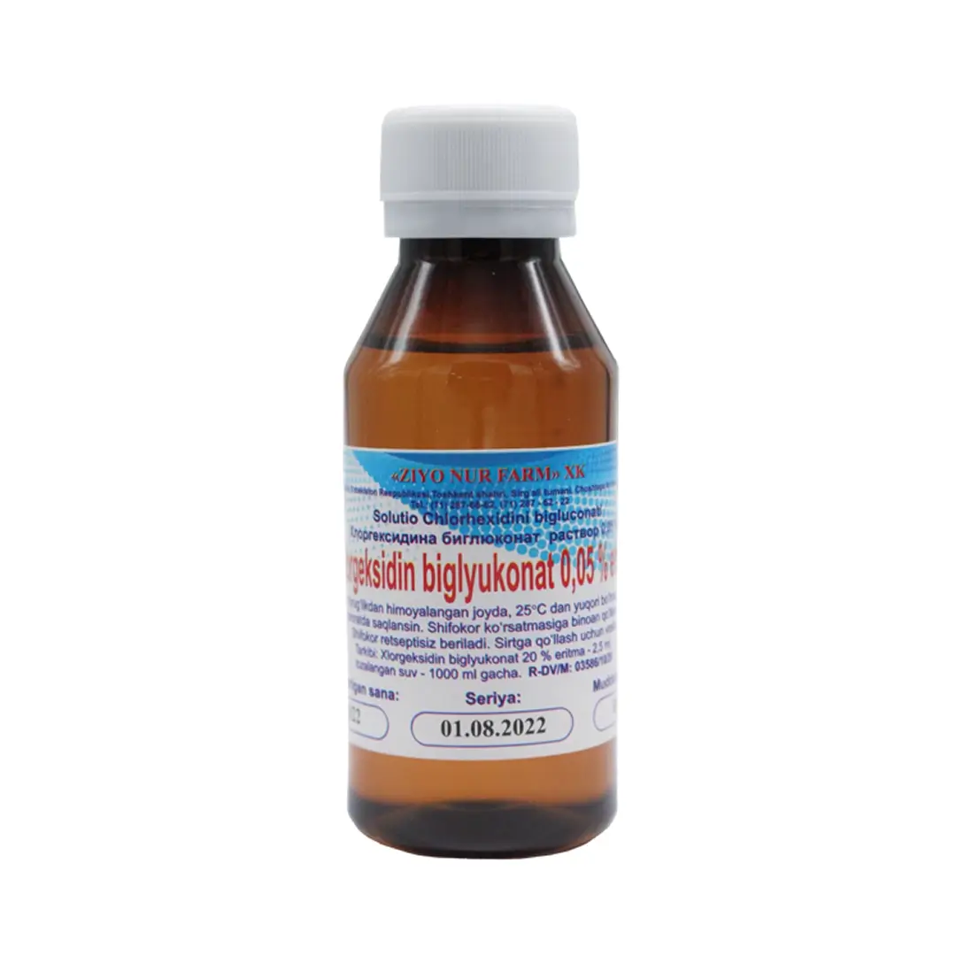 Xlorgeksidina biglyukonat r-r 0,05% 100ml