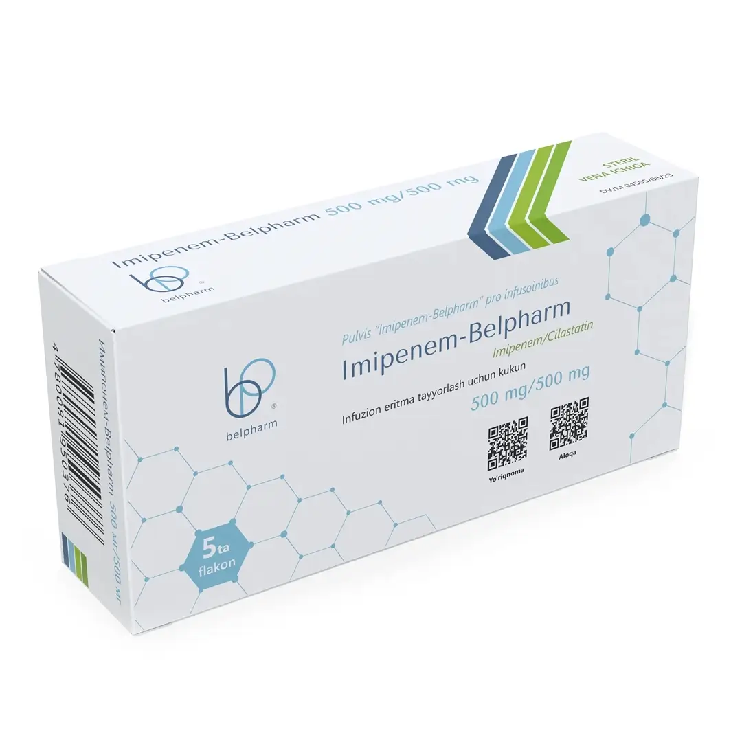 Imipenem-Belpharm por. d/inf. 500mg №5