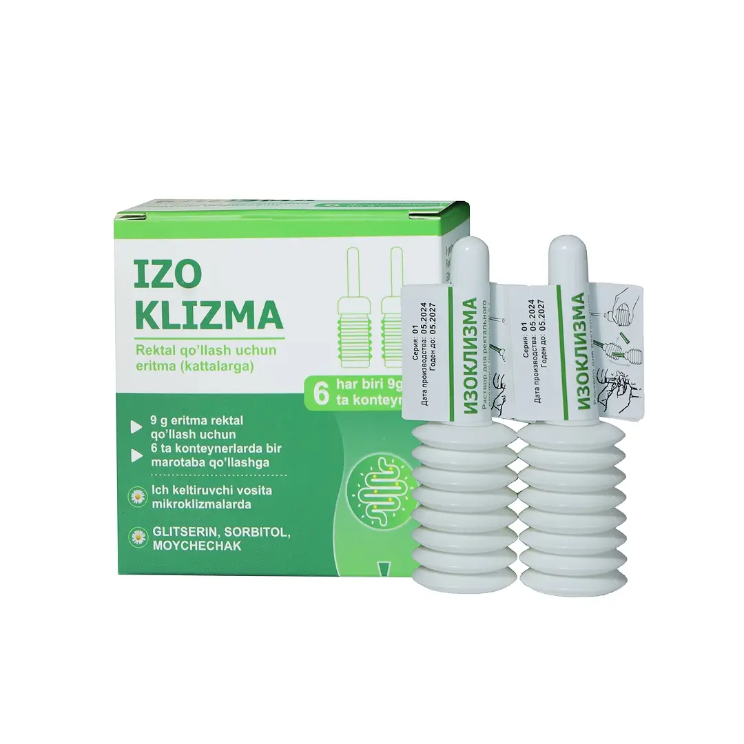 Изоклизма р-р ректально 9мл №6