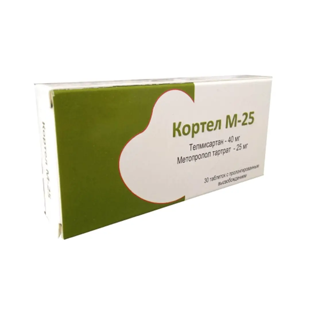 Kortel M-25 tab. 40mg/25mg №30