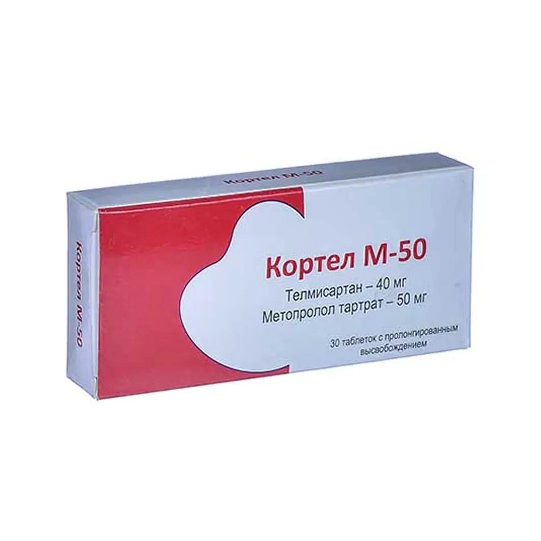 Kortel M-50 tab. 40mg/50mg №30