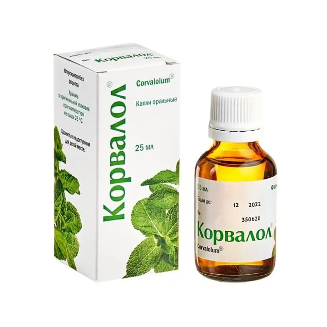 Корвалол капли д/приема внутрь 25мл №1