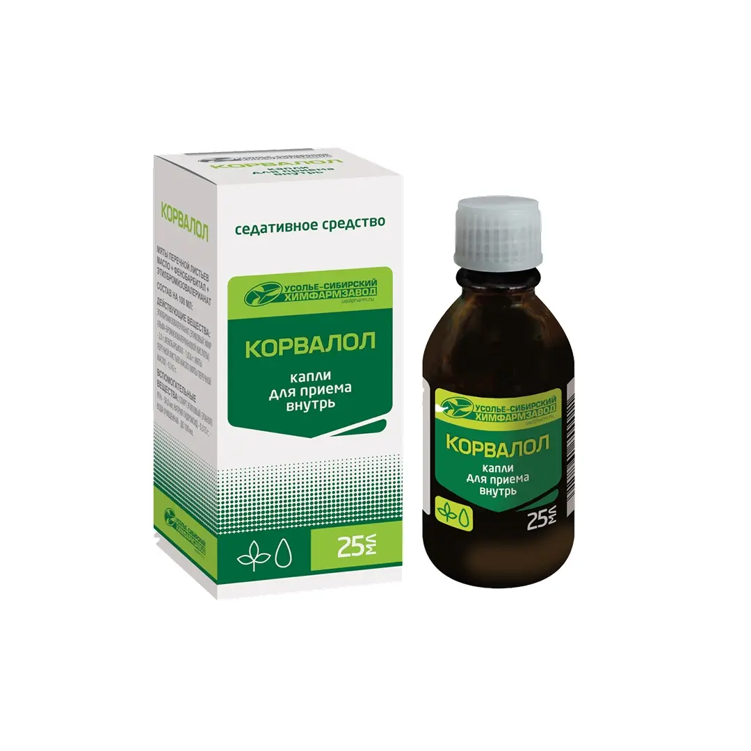 Korvalol kapli d/priyema vnutr 25ml