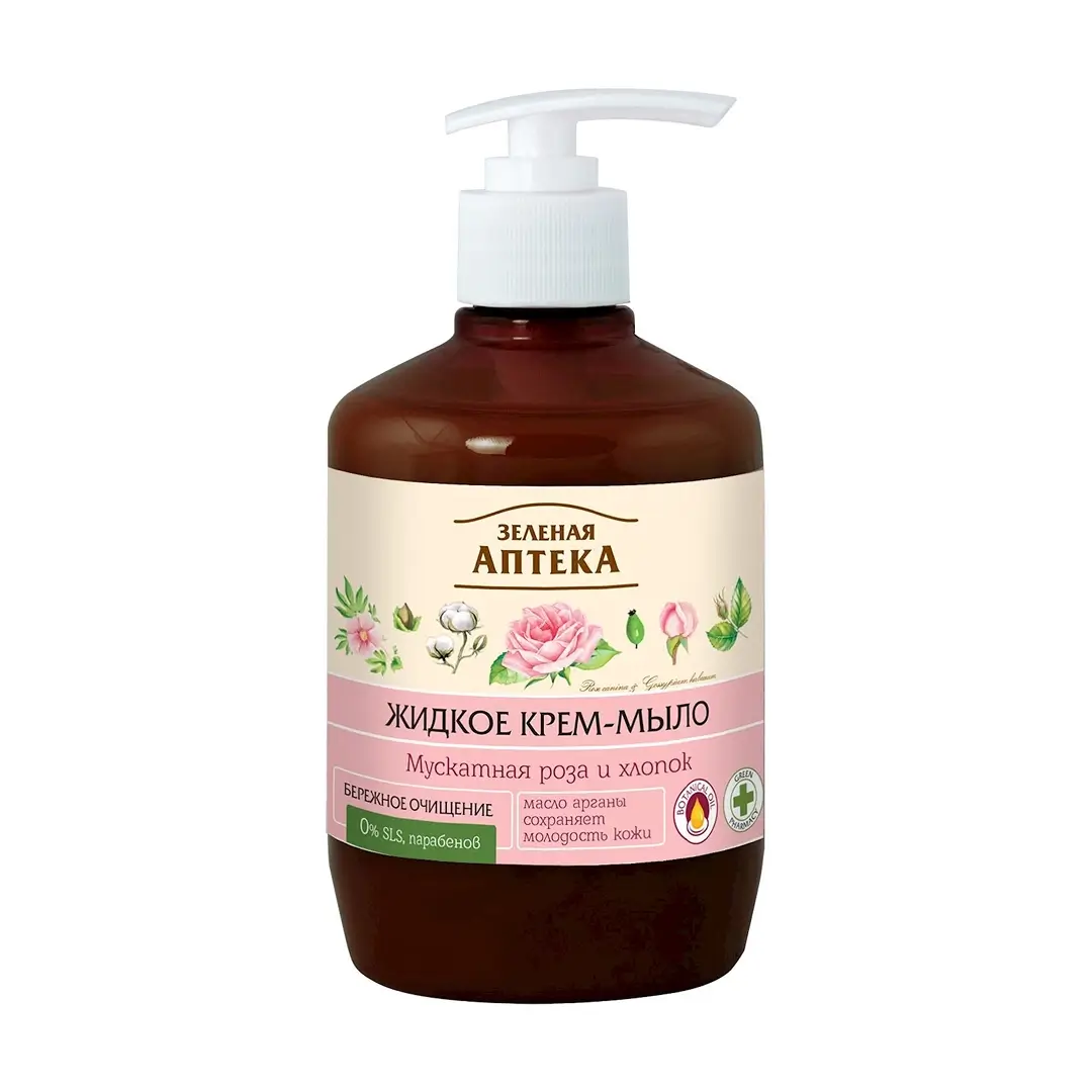 Крем-мыло Ал и аво"Зеленая Аптека" 460мл