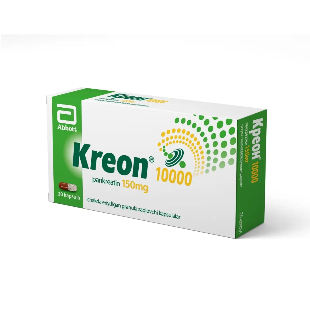 Креон 10000 капс. 150мг №20