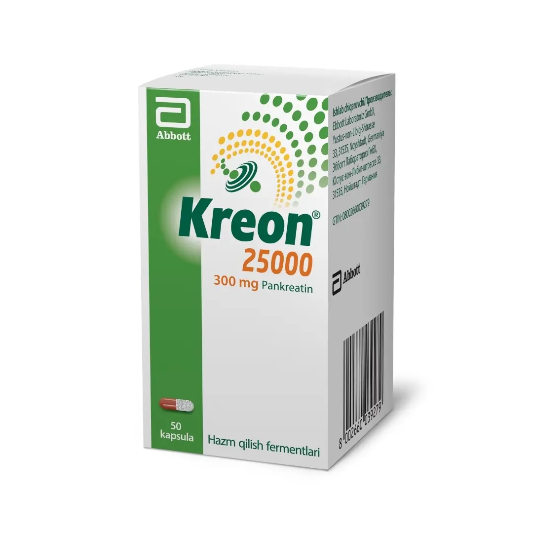 Kreon 25000 kaps. 300mg №50