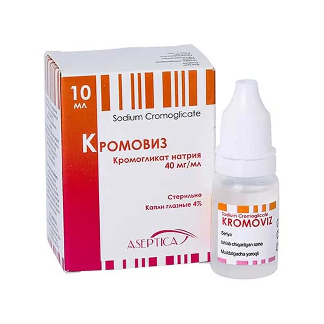 Кромовиз кап. гл. 4% 10мл