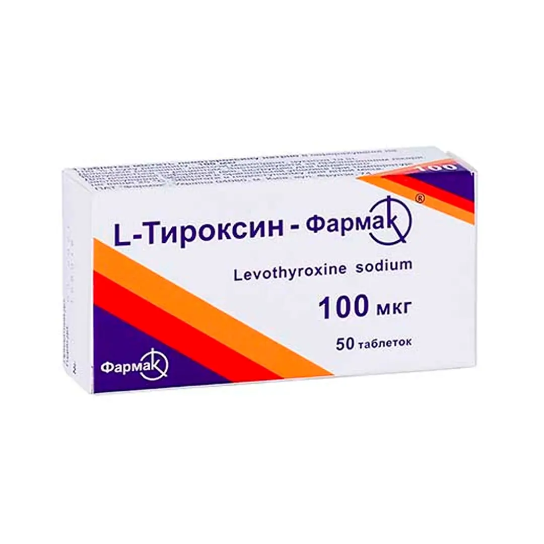 Л-Тироксин (Фармак) таб. 100мкг №50
