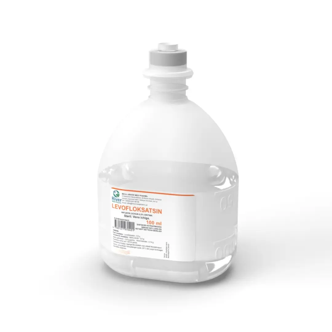 Левофлоксоцин р-р д/инф. 5мг/мл 100мл