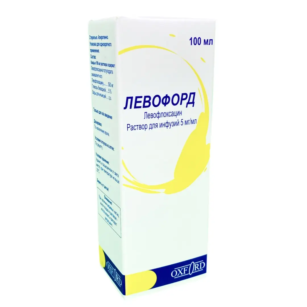 Левофорд р-р д/инф. 5мг/мл 100мл №1
