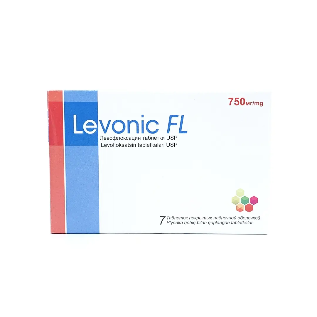 Левоник FL таб. п/о 750мг №7