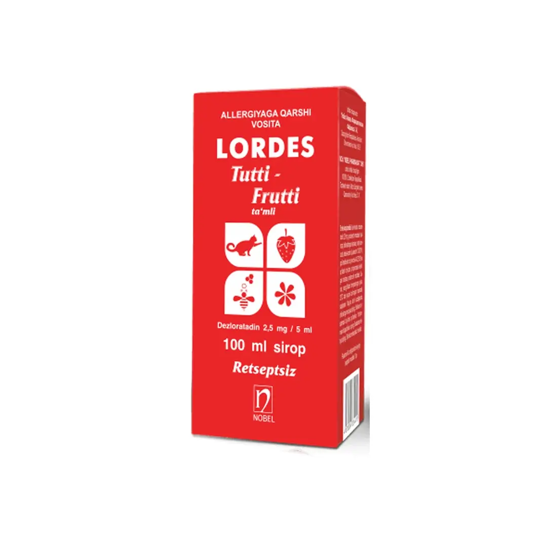 Lordes sirop 2,5mg/5ml 100ml