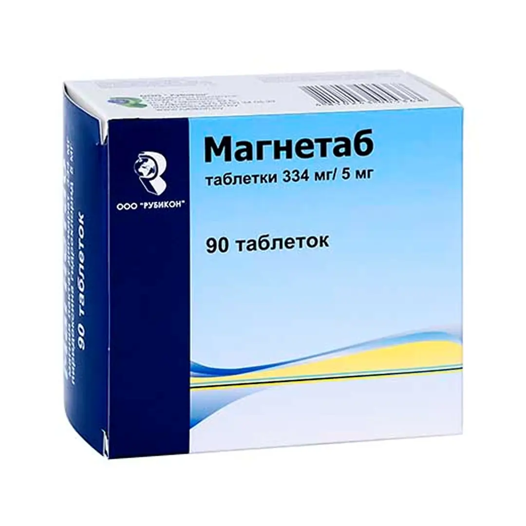 Магнетаб таб. 334мг/5мг №90