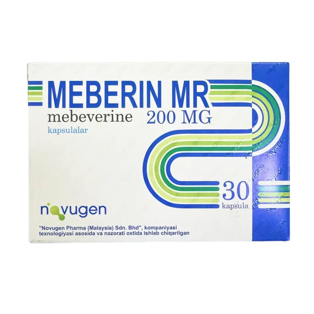Меберин MR 200мг капс. №30