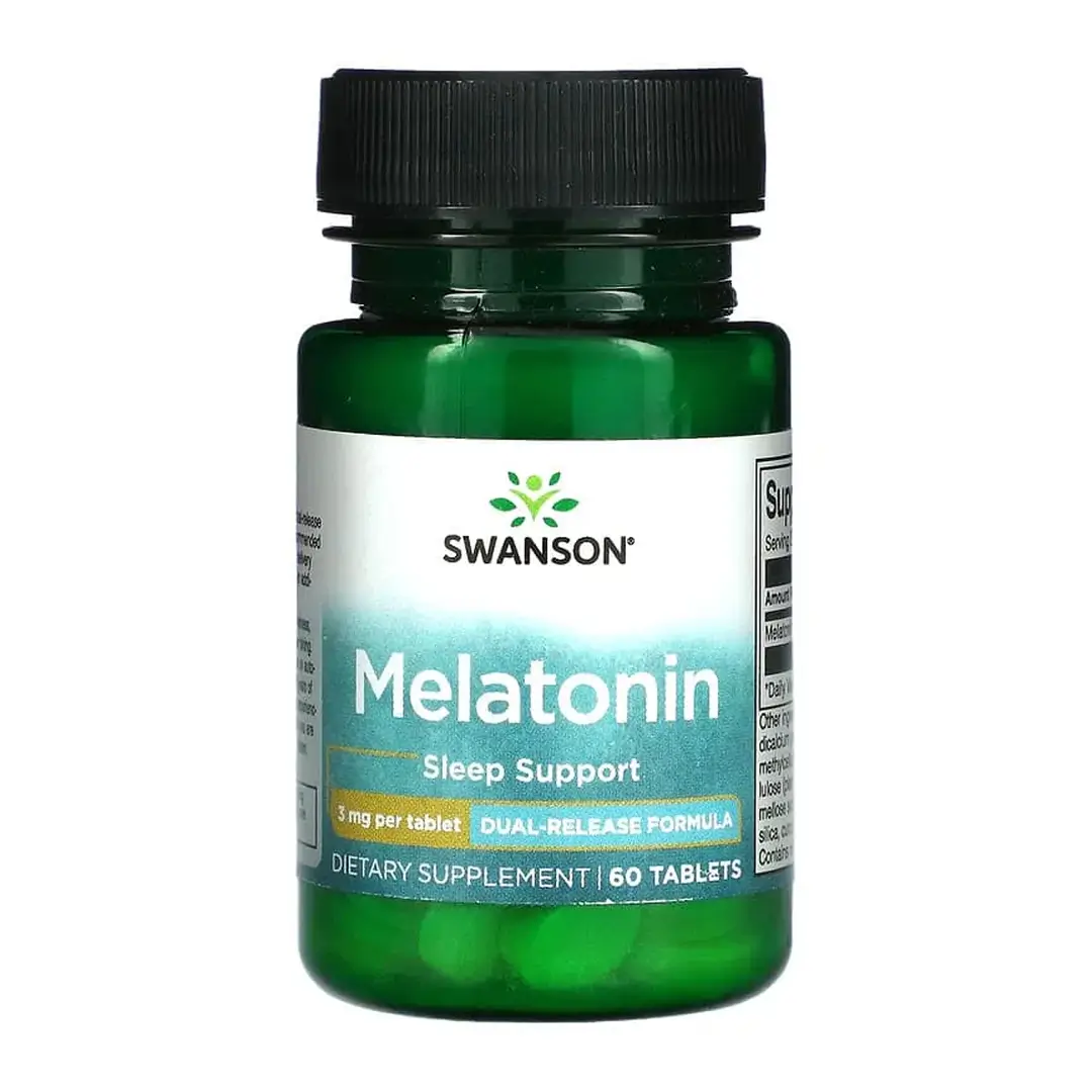 Melatonin kaps. 3mg №60 (Swanson)