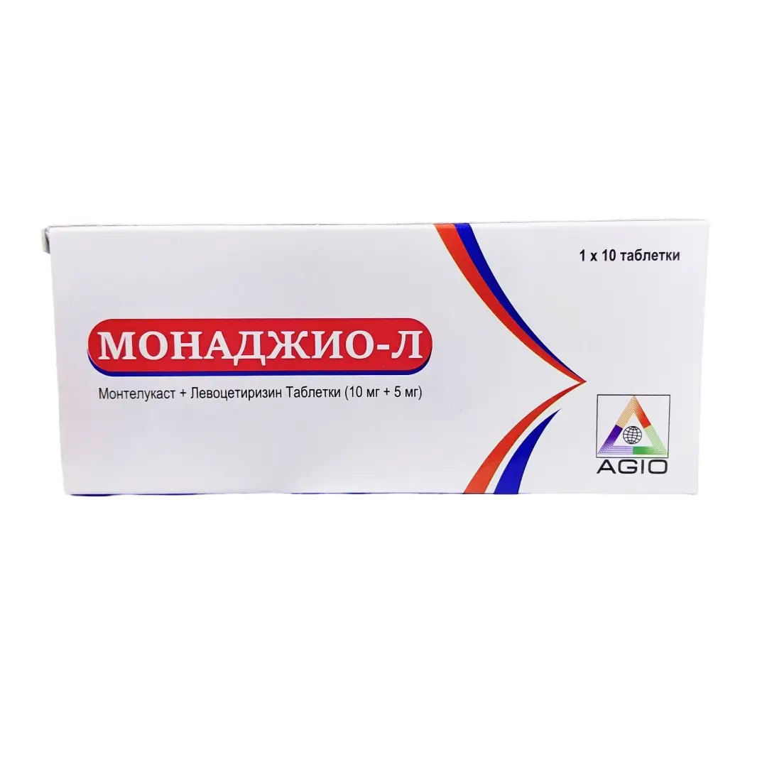 Монаджио-Л 10мг+5мг таб. №10