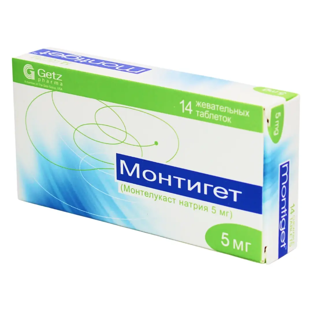 Монтигет таб. жев. 5мг №14