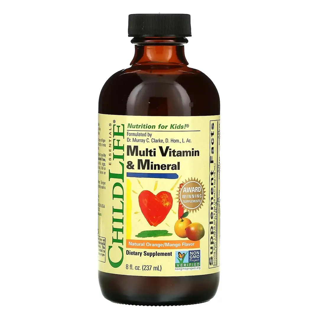Multivitamini i minerali mango/klubnika Childlife 237ml