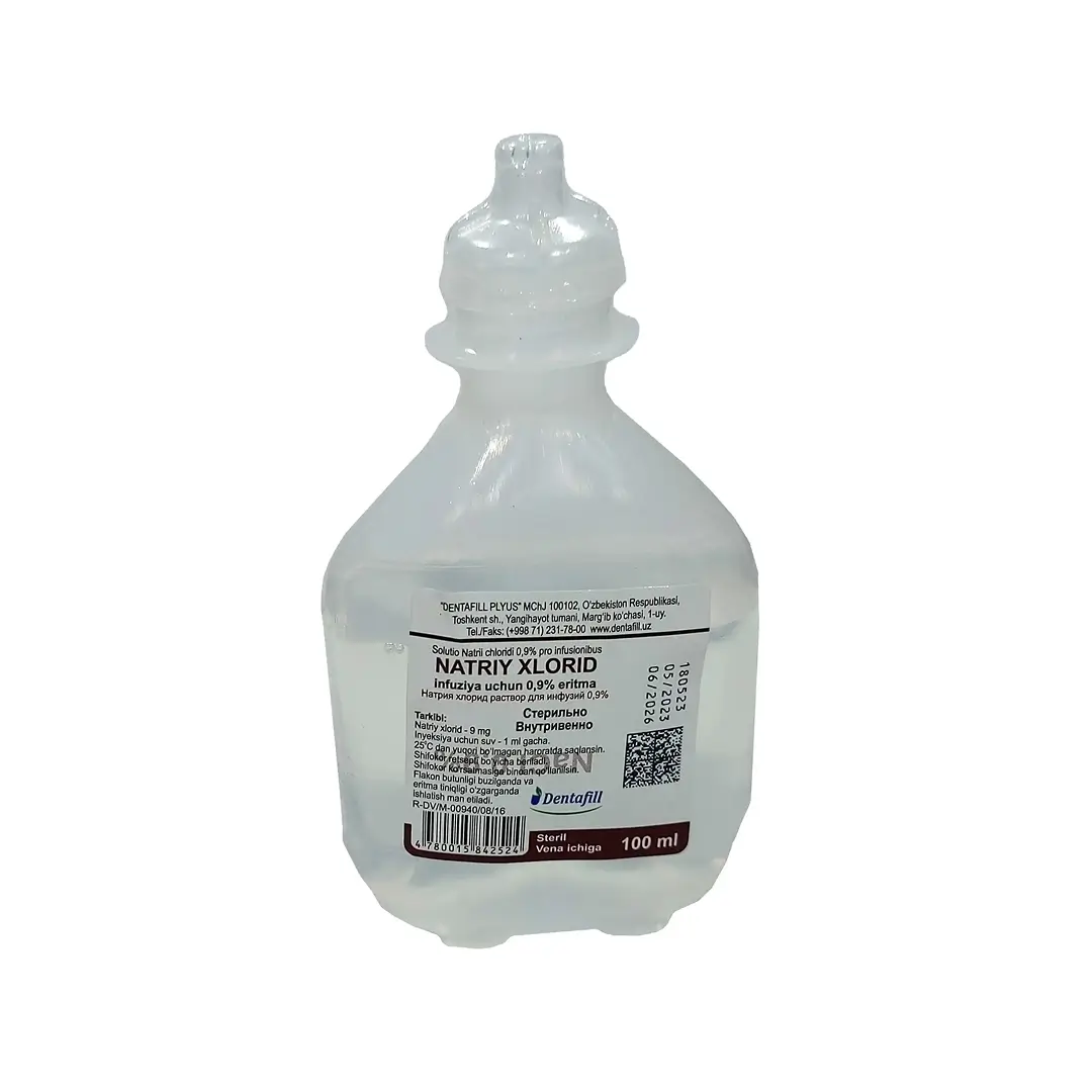 Натрия хлорид р-р д/инф. 0.9% 100мл №1