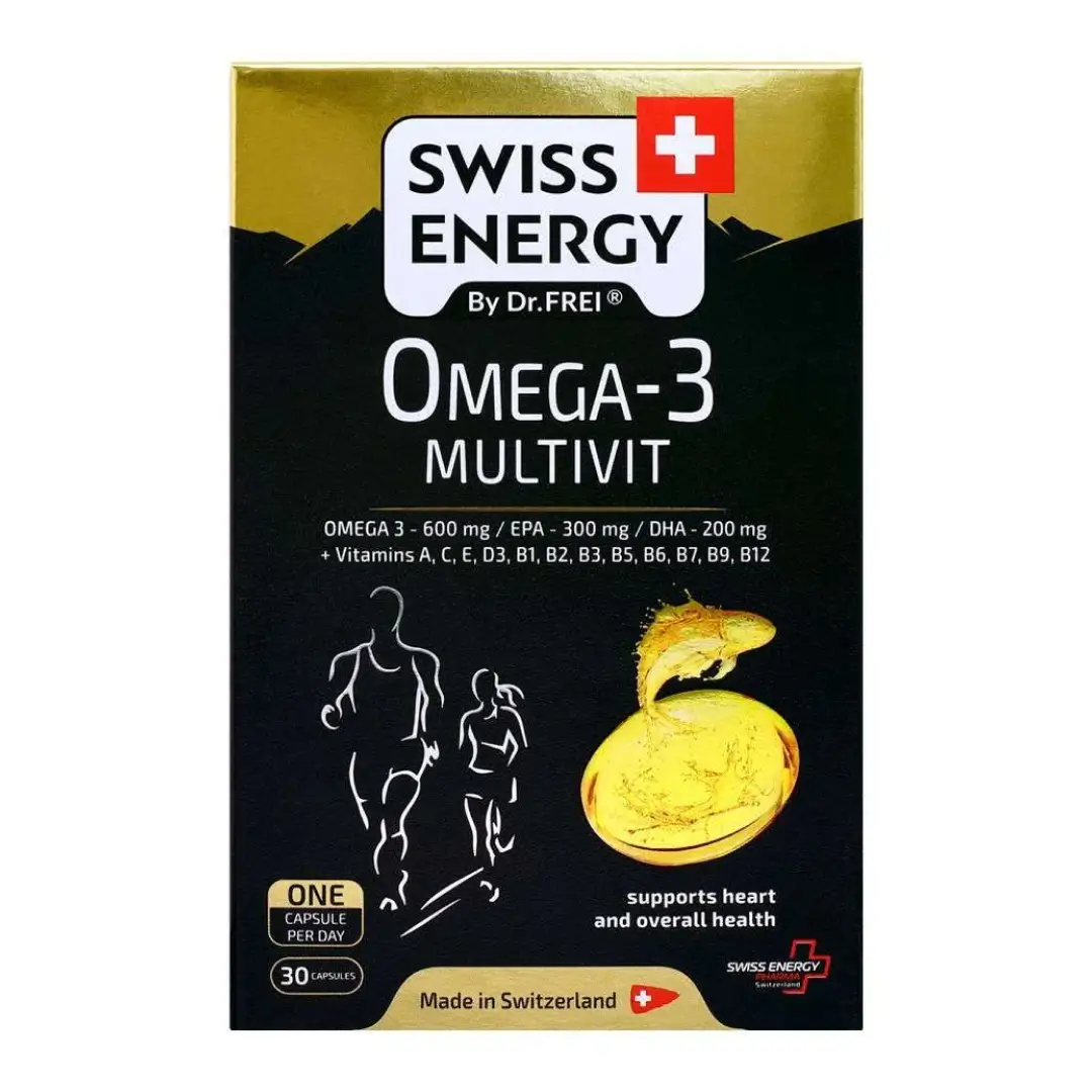 Омега-3 Multivit Swiss Energy капс. №30