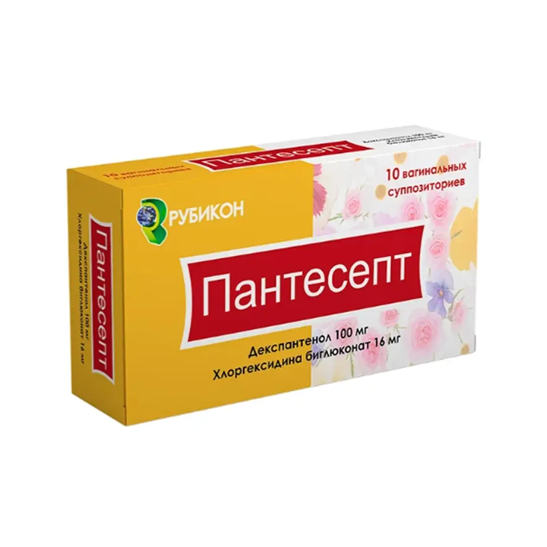Pantesept supp vagin 16mg/100mg №10