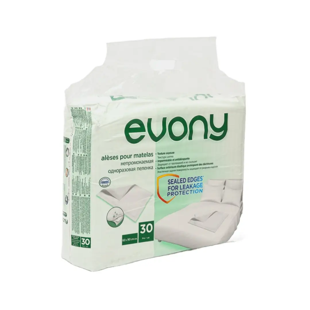 Пеленки непромокаемые "EVONY" р. 90*60см