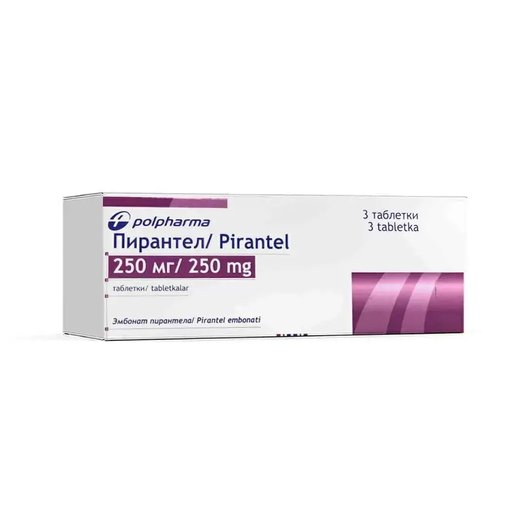 Pirantel tab. 250mg №3 (Polfa)