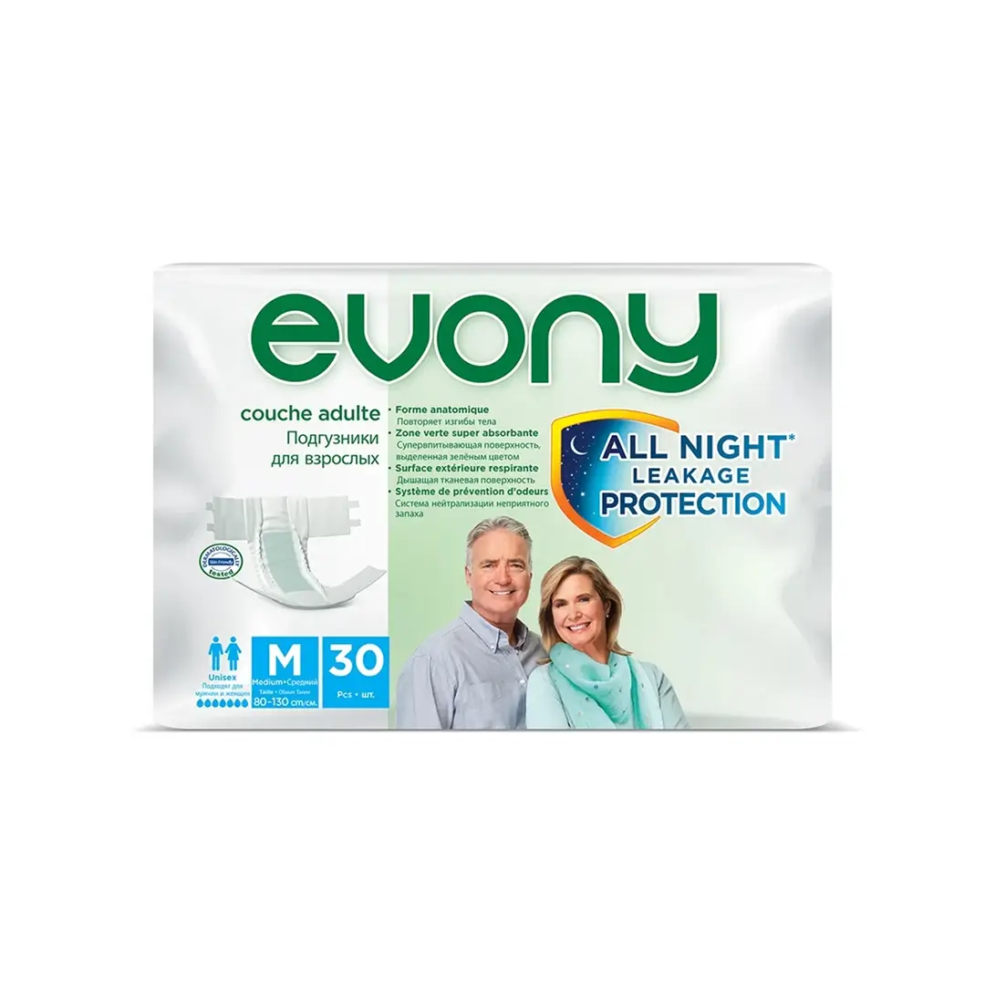 Подгузники д/взрослых Evony Medium №30