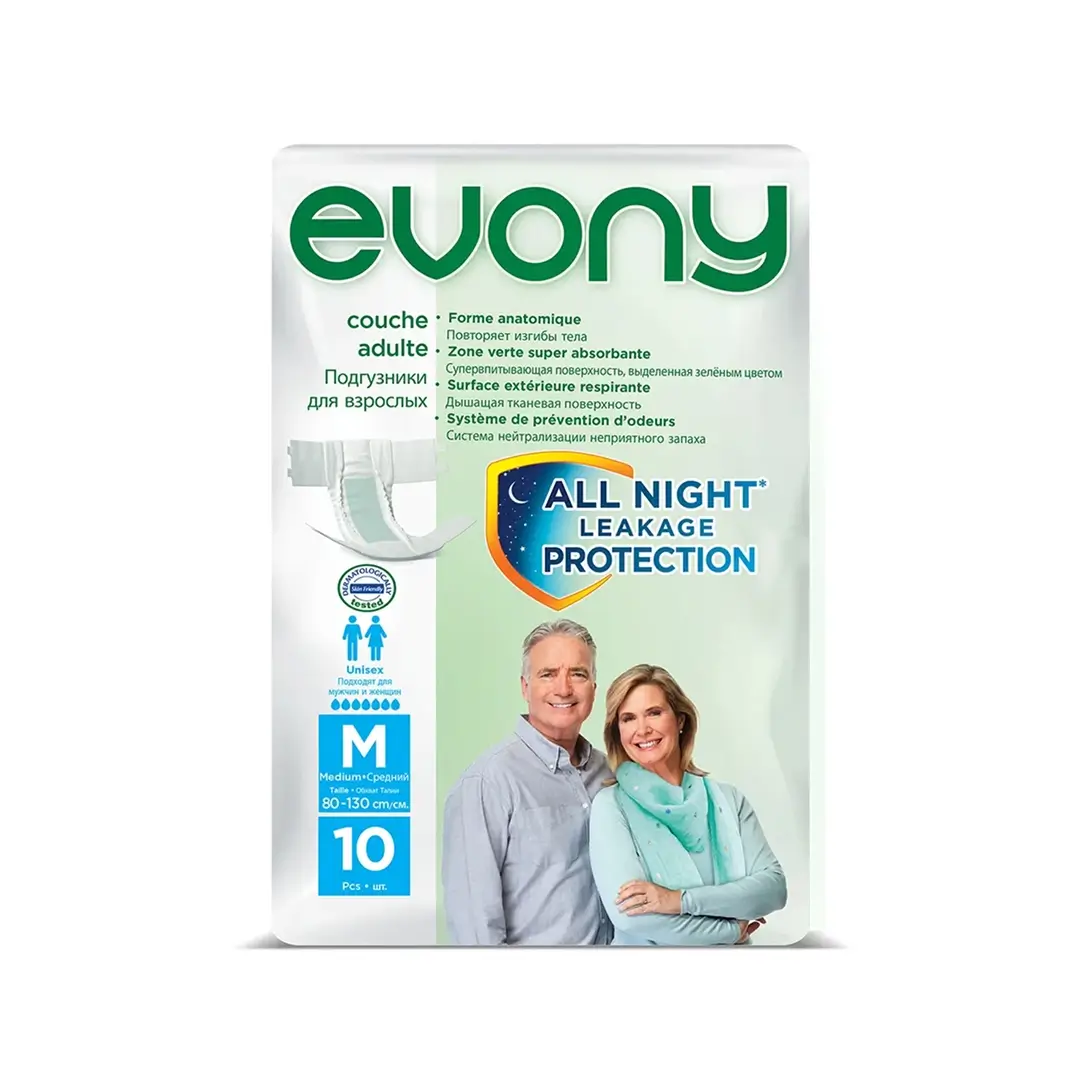 Подгузники д/взрослых Evony Medium №10