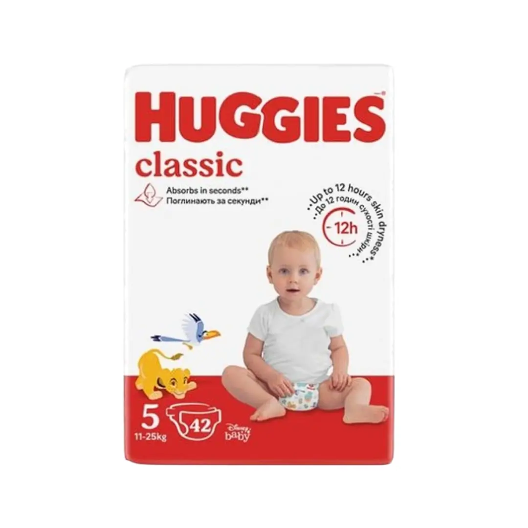 Подгузники Huggies Classic (5) Jumbo 11-25 kg №42