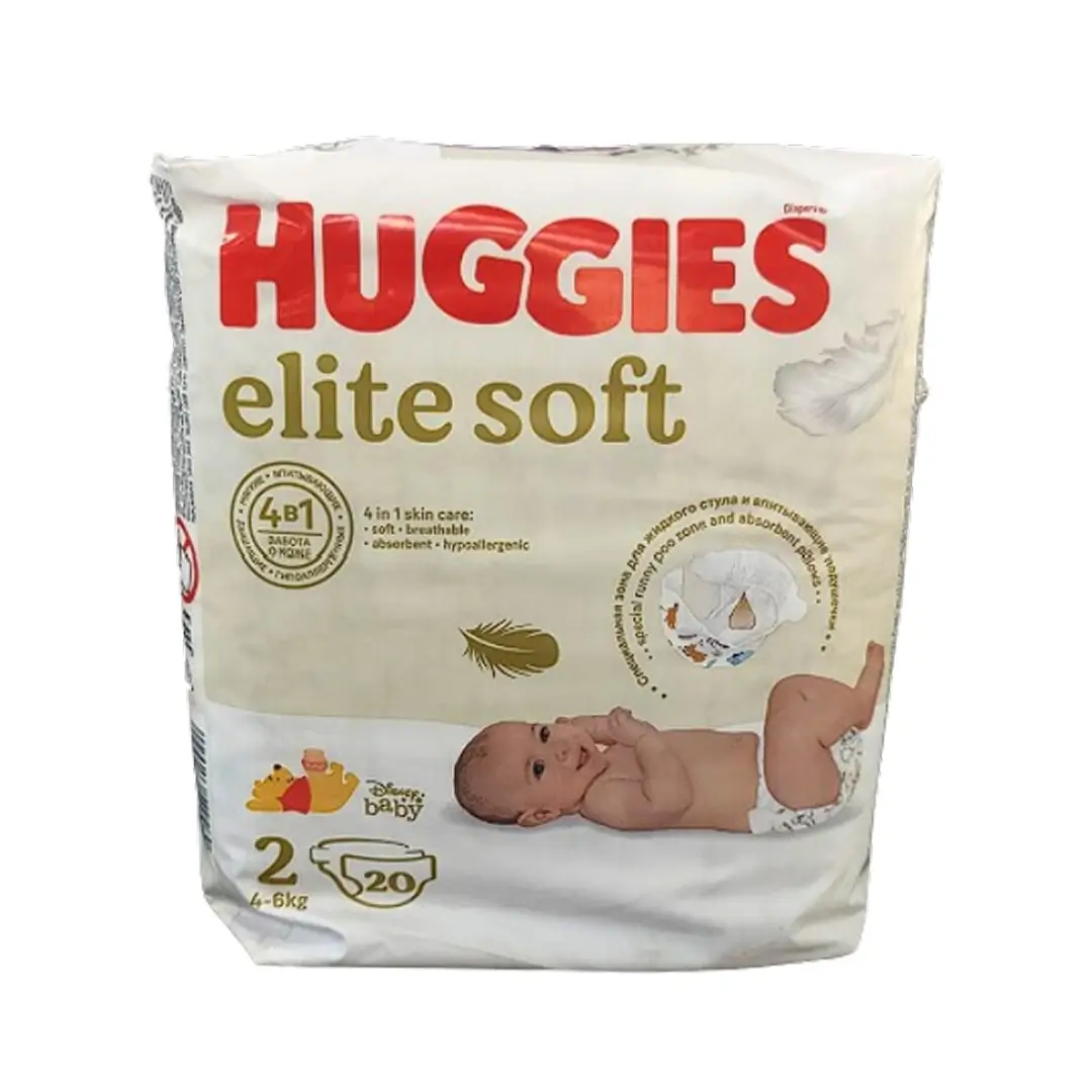 Подгузники Huggies Ellit Soft (2) Conv №20