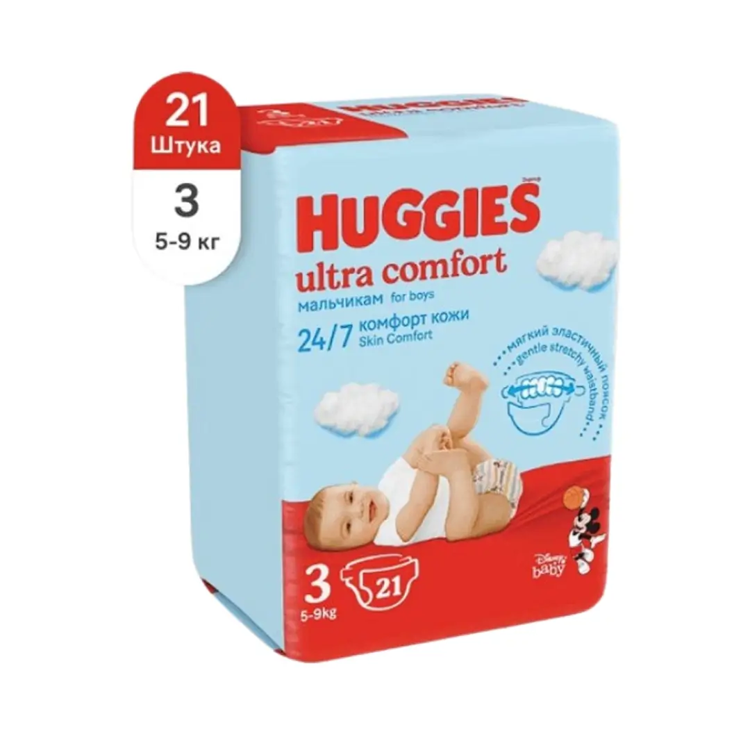Подгузники Huggies Ultra Comfort (3) Conv Boy №21