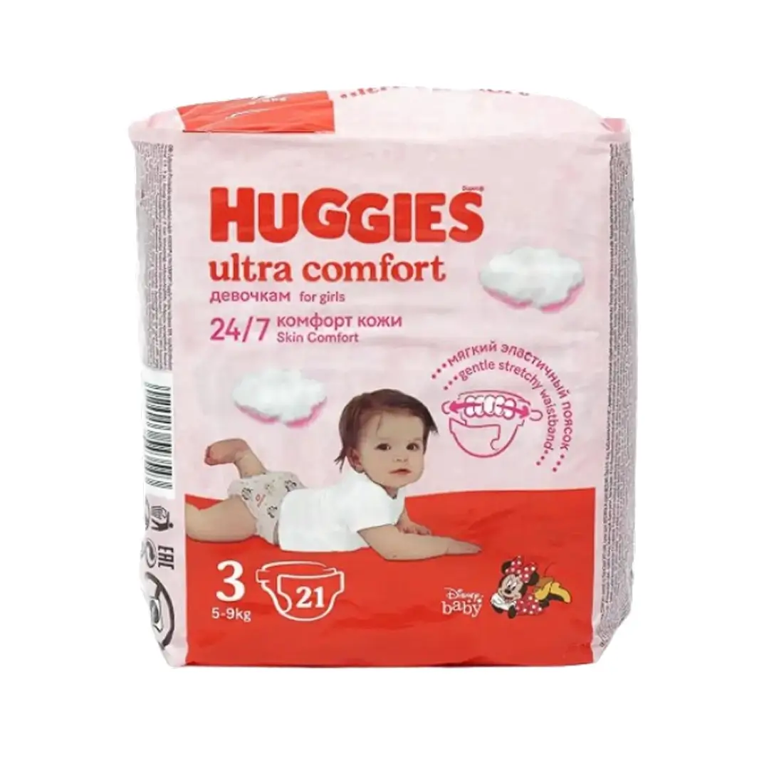 Подгузники Huggies Ultra Comfort (3) Conv Girl №21