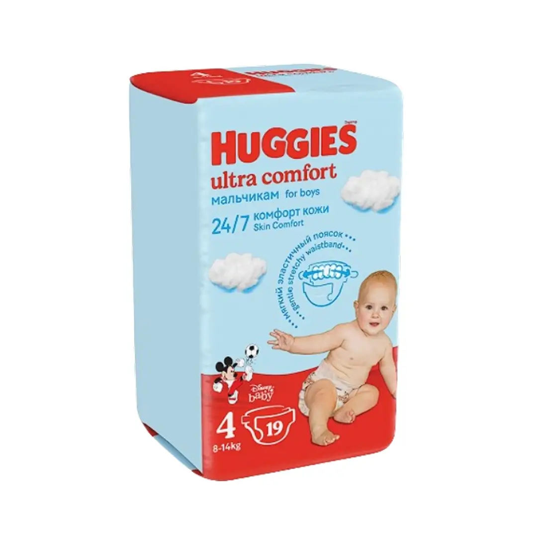 Podguzniki Huggies Ultra Comfort (4) Conv Boy №19