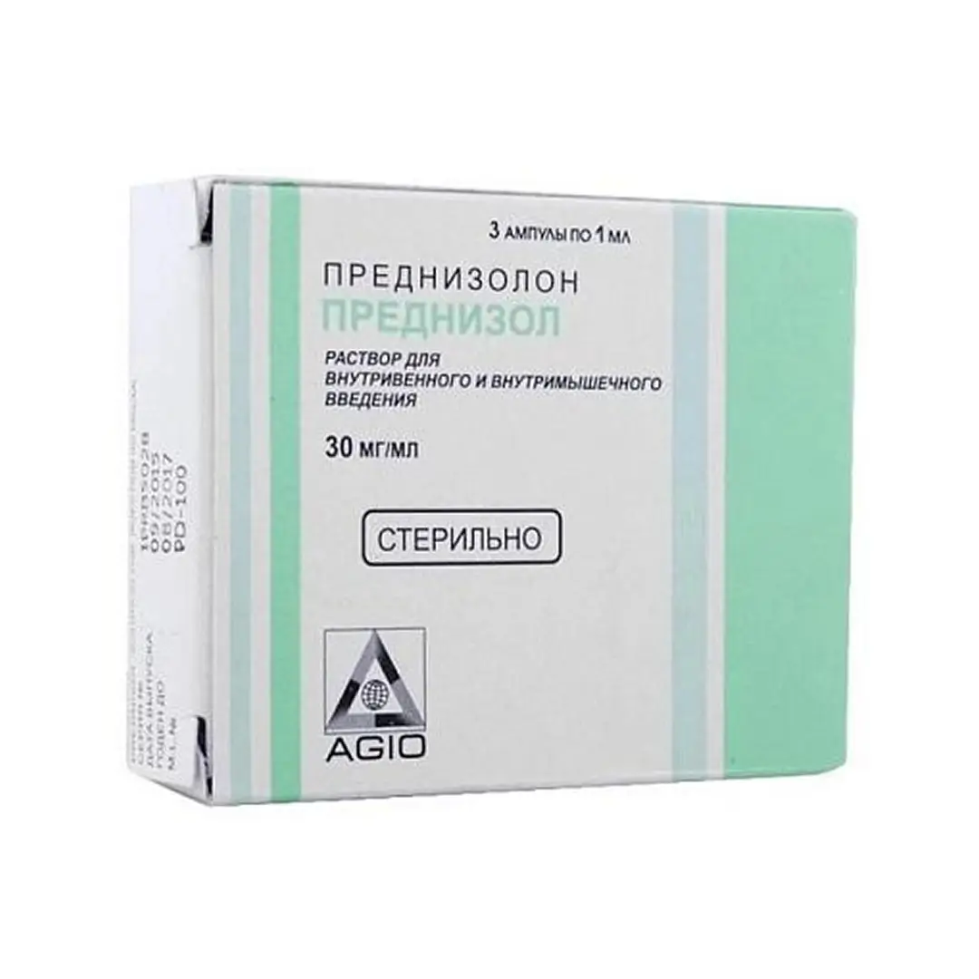 Prednizolon amp 30mg/ml 1ml №3