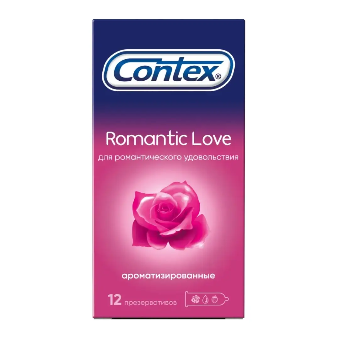 Презервативы Contex Romantic Love №12 (с ароматизированной смазкой)