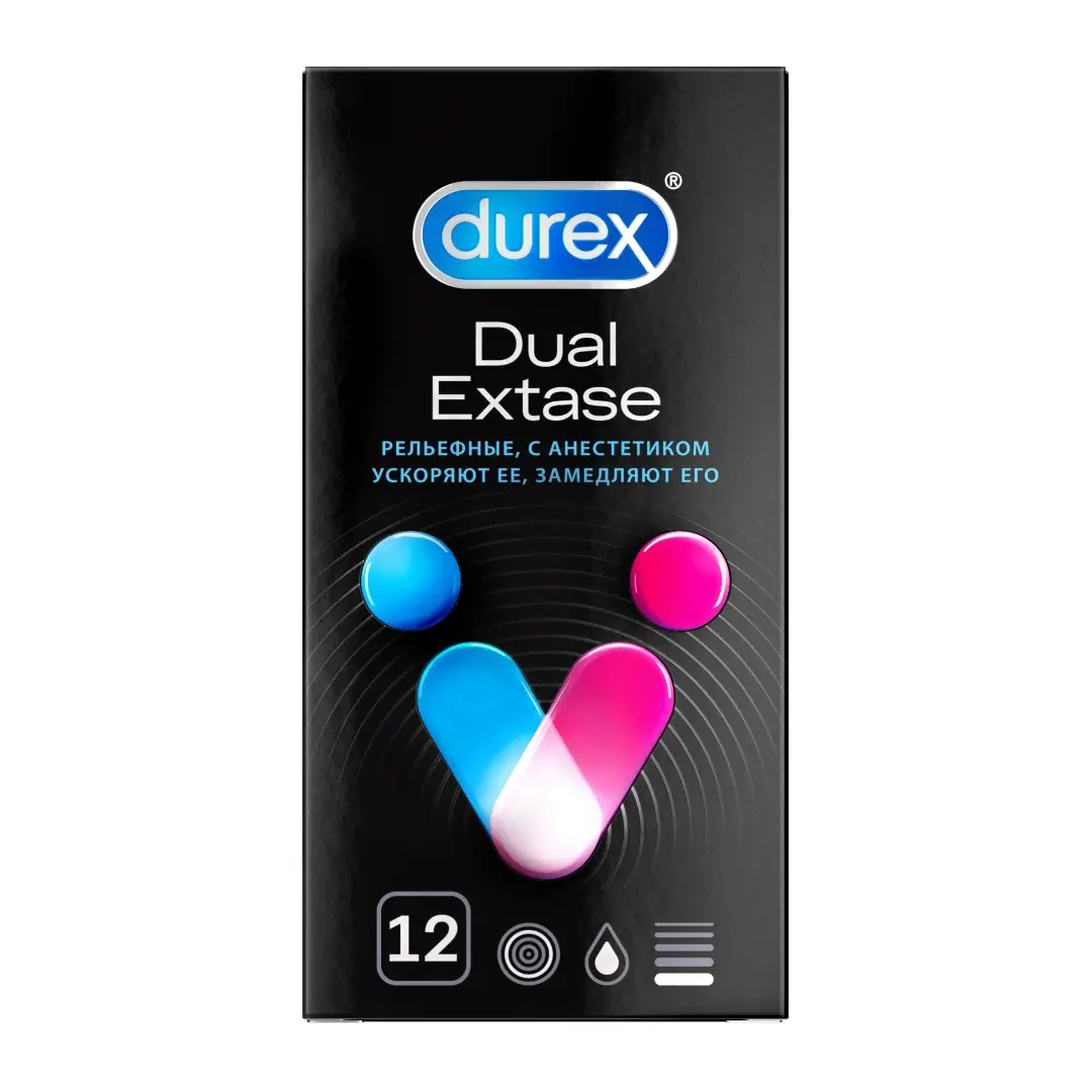 Prezervativi Durex Dual Extase №12