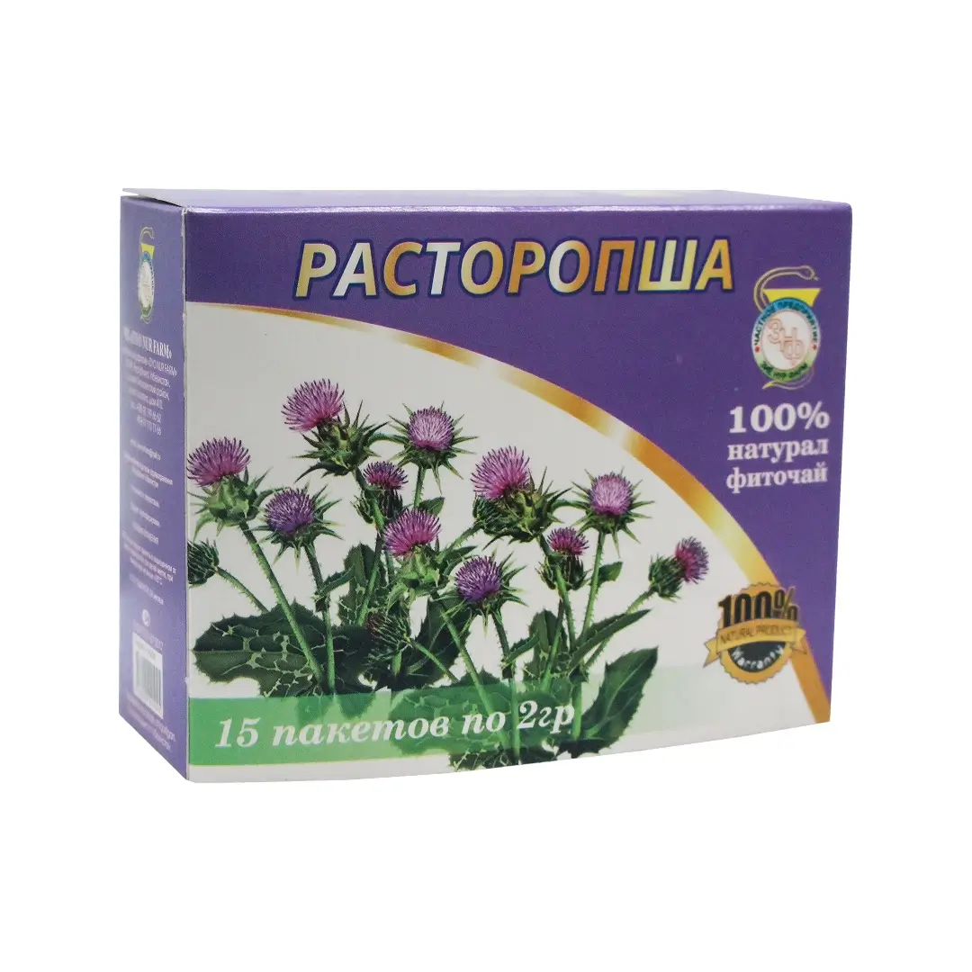 Расторопша с зеленым чаем ф/п 2г №15