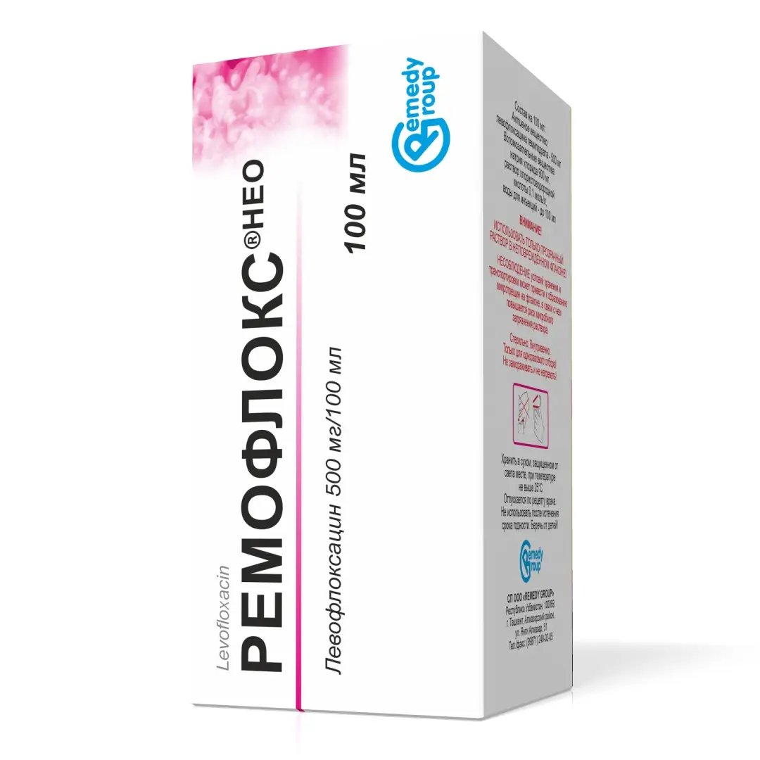 Remofloks Neo r-r d/inf. 500mg/100ml
