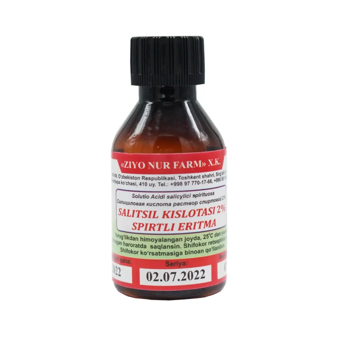 Salitsilovoy k-ti sp.r-r 2% 25ml