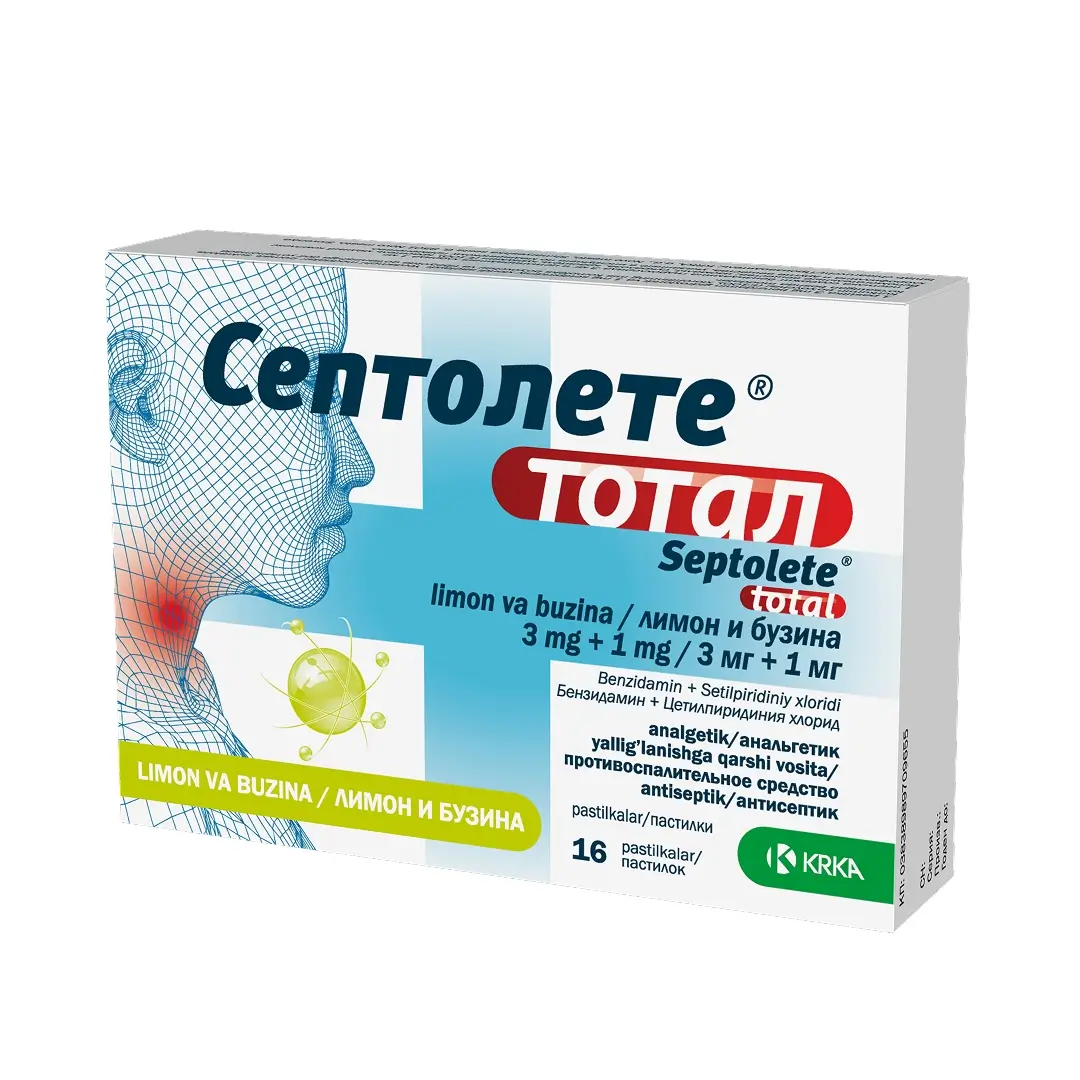 Septolete Total past. №16 (limon/buzina)