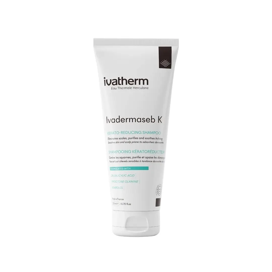 Шампунь K Керато-снижающий IVADERMASEB 200мл