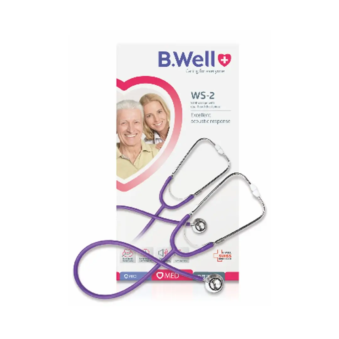 Stetoskop WS-2 s dvustor.golovkoy (sirenevogo sveta)